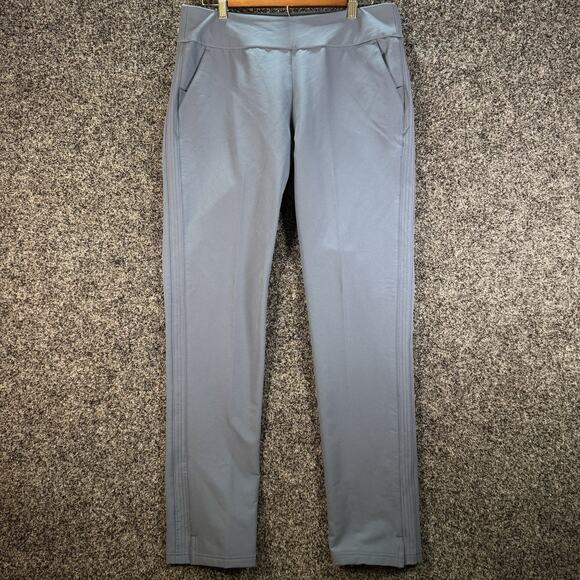 Adidas‎ Women’s Blue Side Stripes Joggers size Medium NWT - Picture 1 of 9